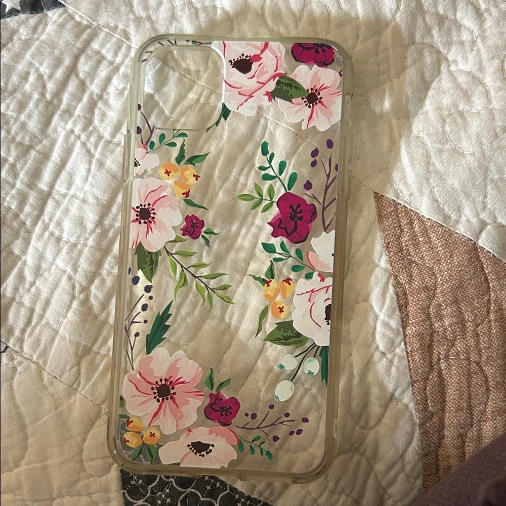 Floral Clear Phone Case